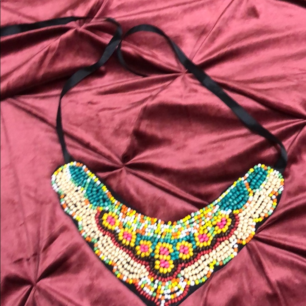 NWT Boho Beaded neck wear or necklace